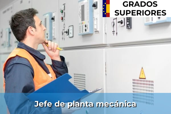 Técnico en control de calidad mecánica 103 Jefe de planta mecánica