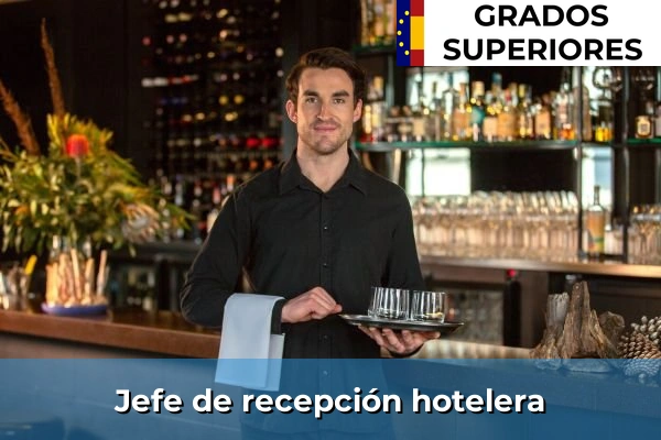 Jefe de recepción hotelera